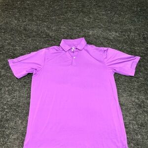 F&G Tech Men Purple Polo Shirt